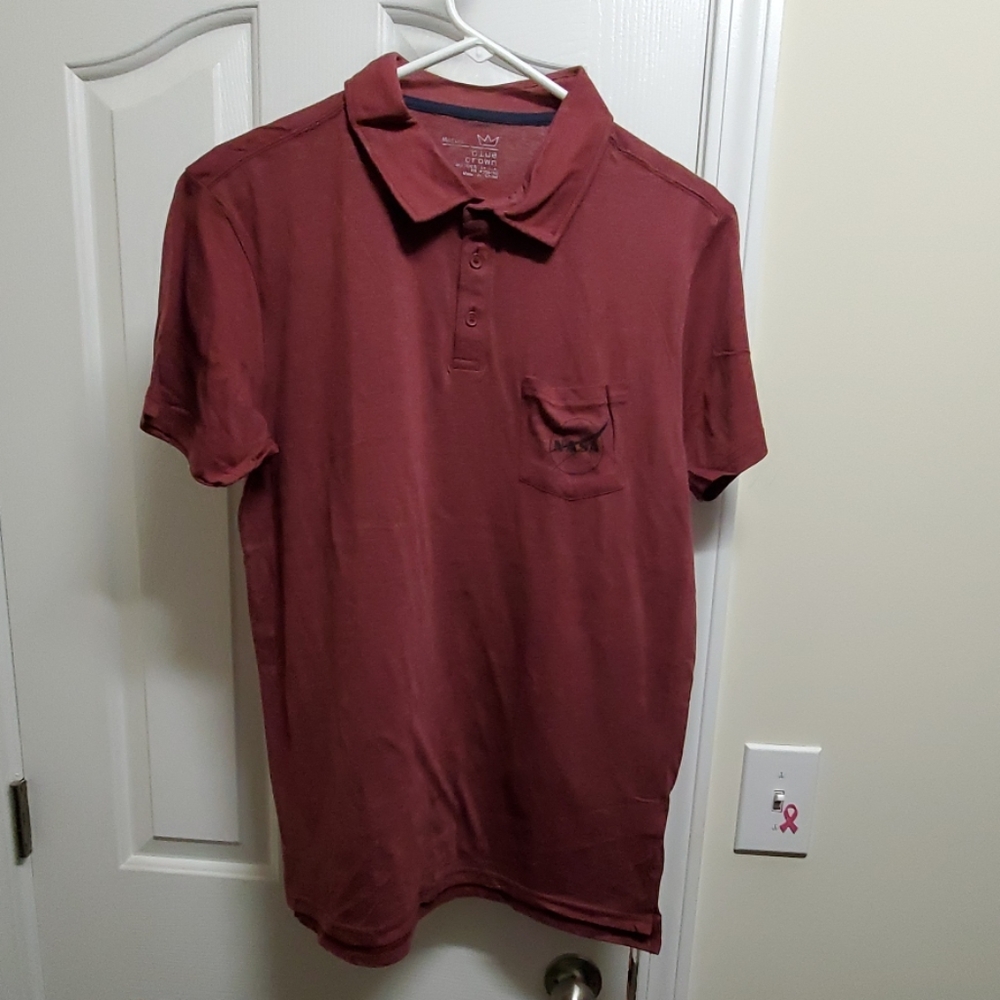 NWOT Men's Blue Crown NASA Polo